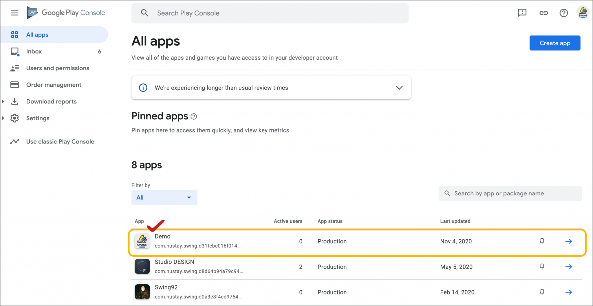 Update the Play Store App Support