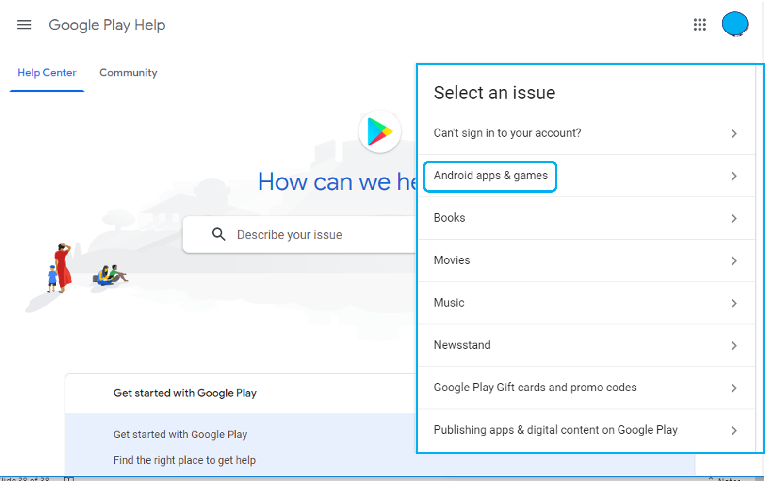 How to use Google Help Center – Support