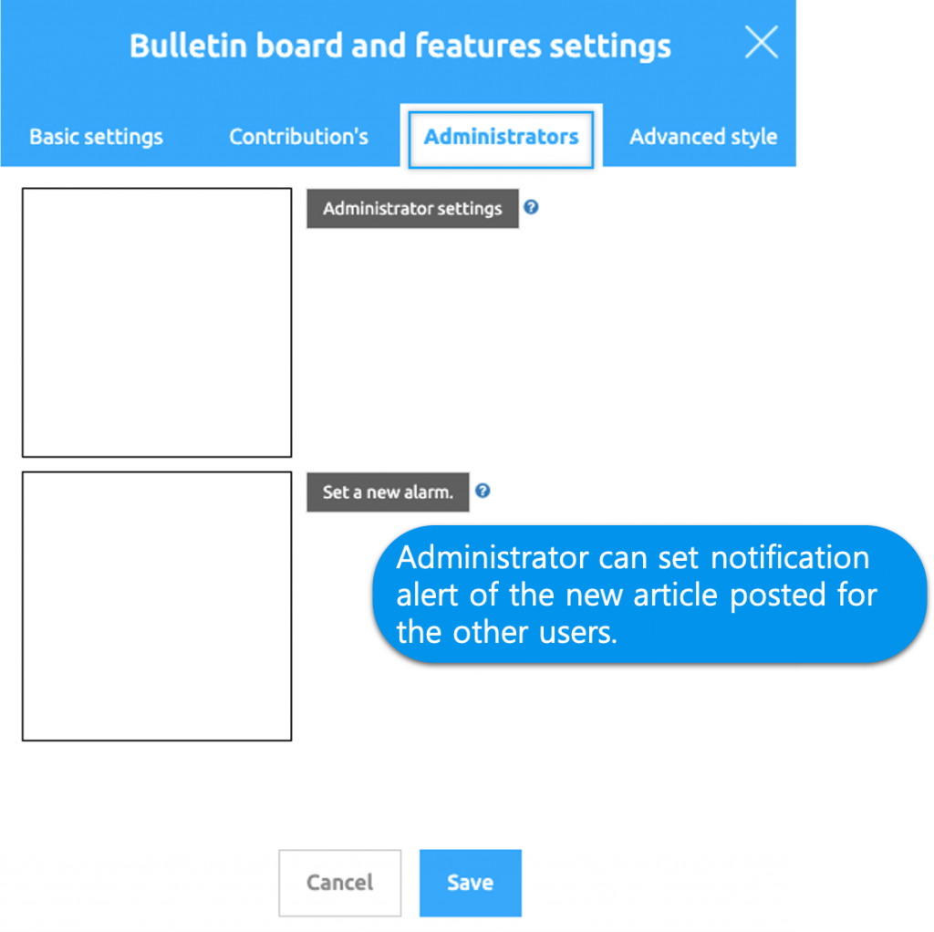 Create A Bulletin Board – Support