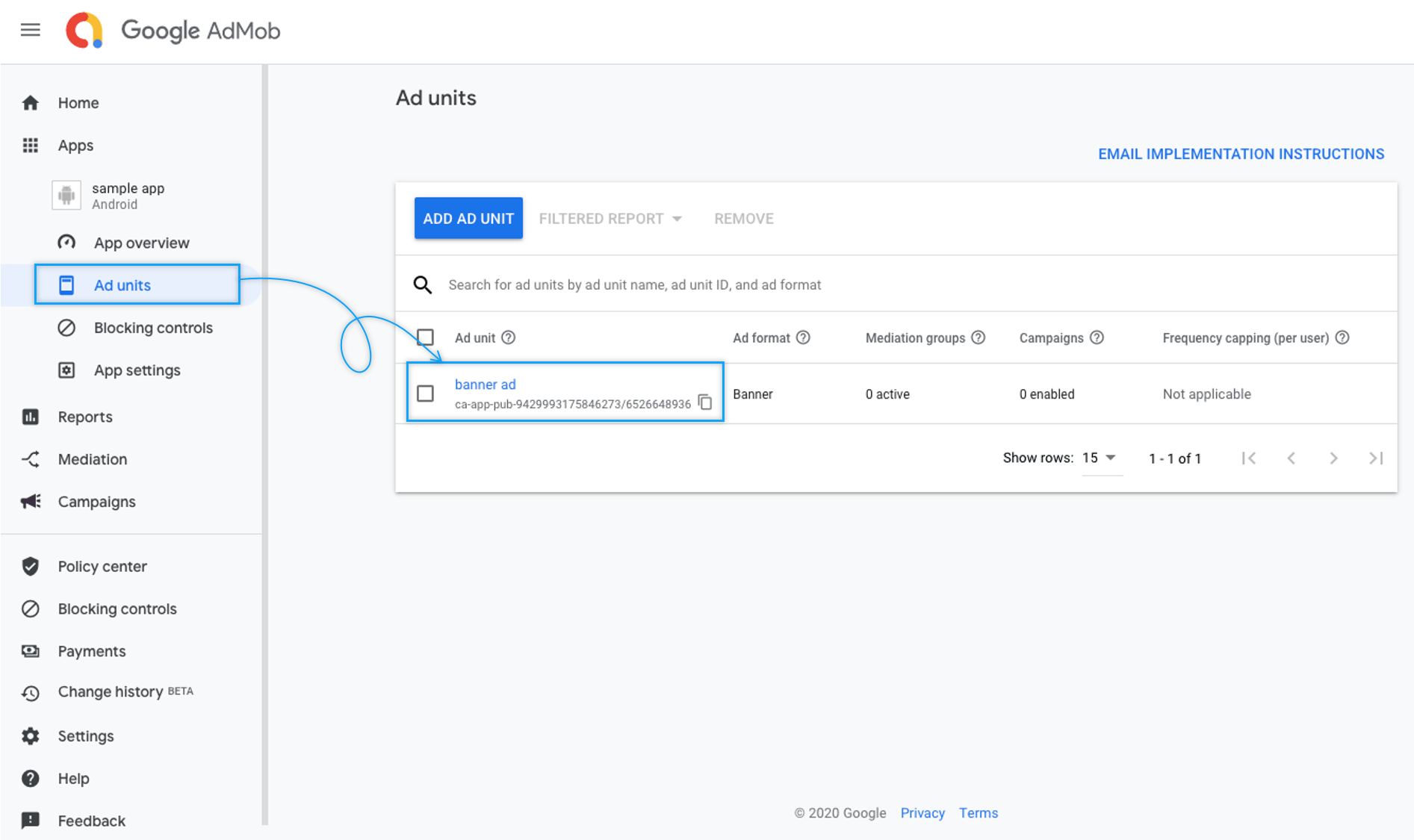 Admob Banner Ad Frequency Settings – Support